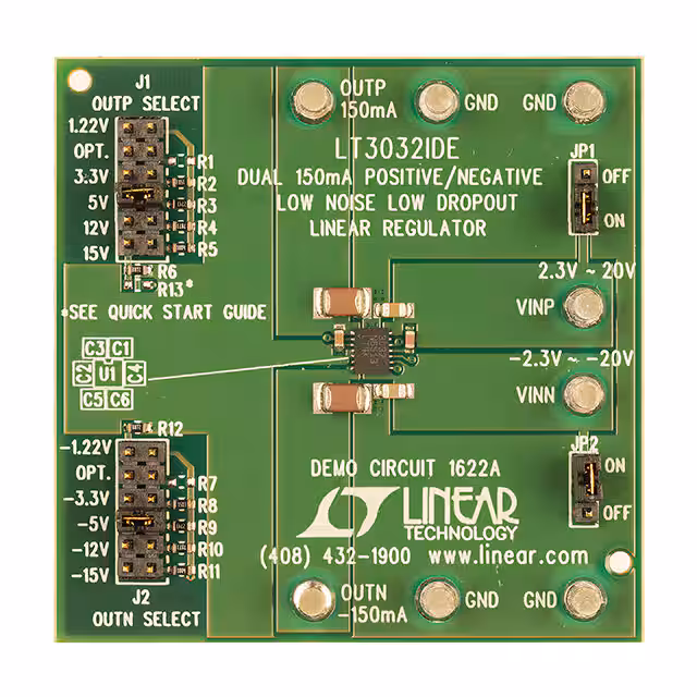 DC1622A Analog Devices Inc.  Cartes d'évaluation - Régulateurs de tension linéaires